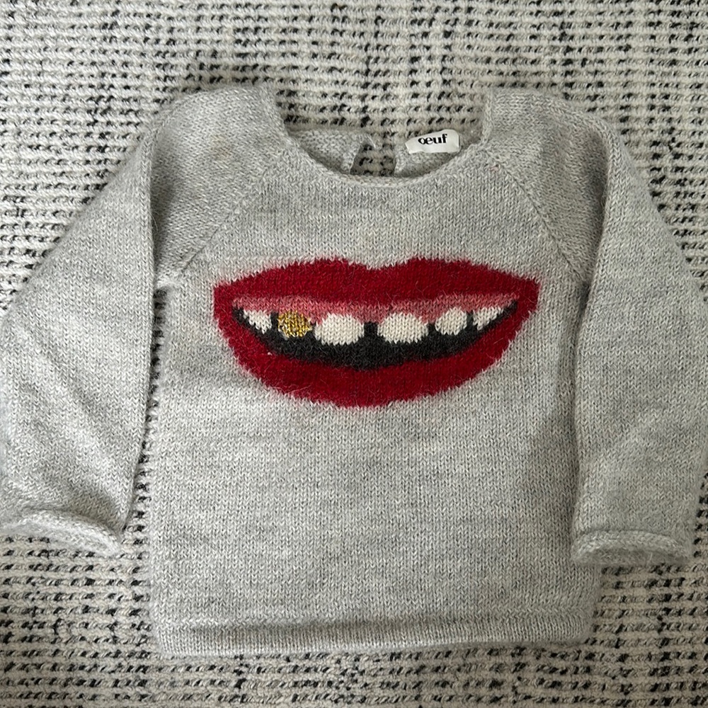 Oeuf 100% Alpaca Sweater - 18M